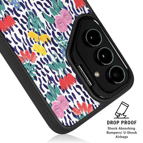 Bouffants and Broken Hearts Bouquets Print Galaxy S24 FE Kickstand Case